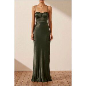 Shona Joy La Lune Ruched Maxi Dress